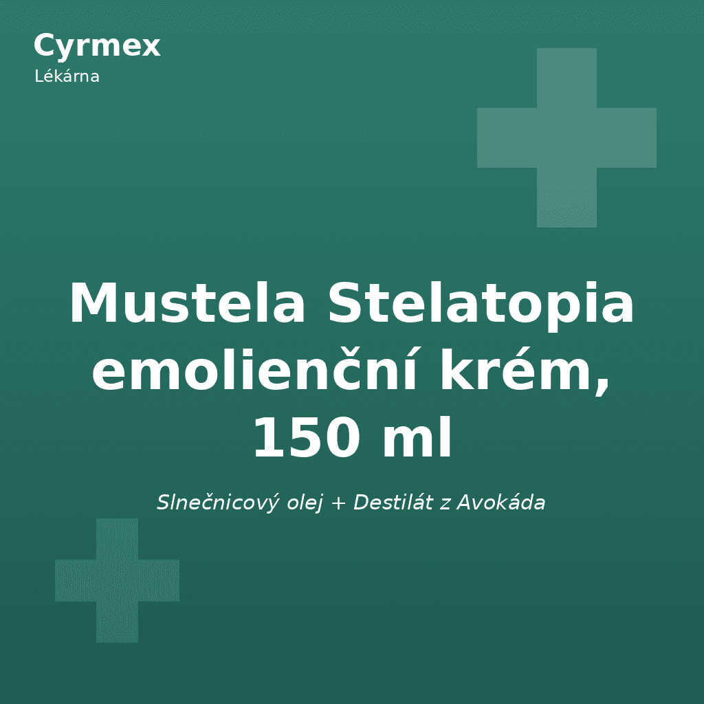 Mustela Stelatopia emolienční krém, 150 ml