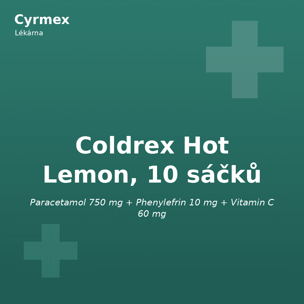 Coldrex Hot Lemon, 10 sáčků