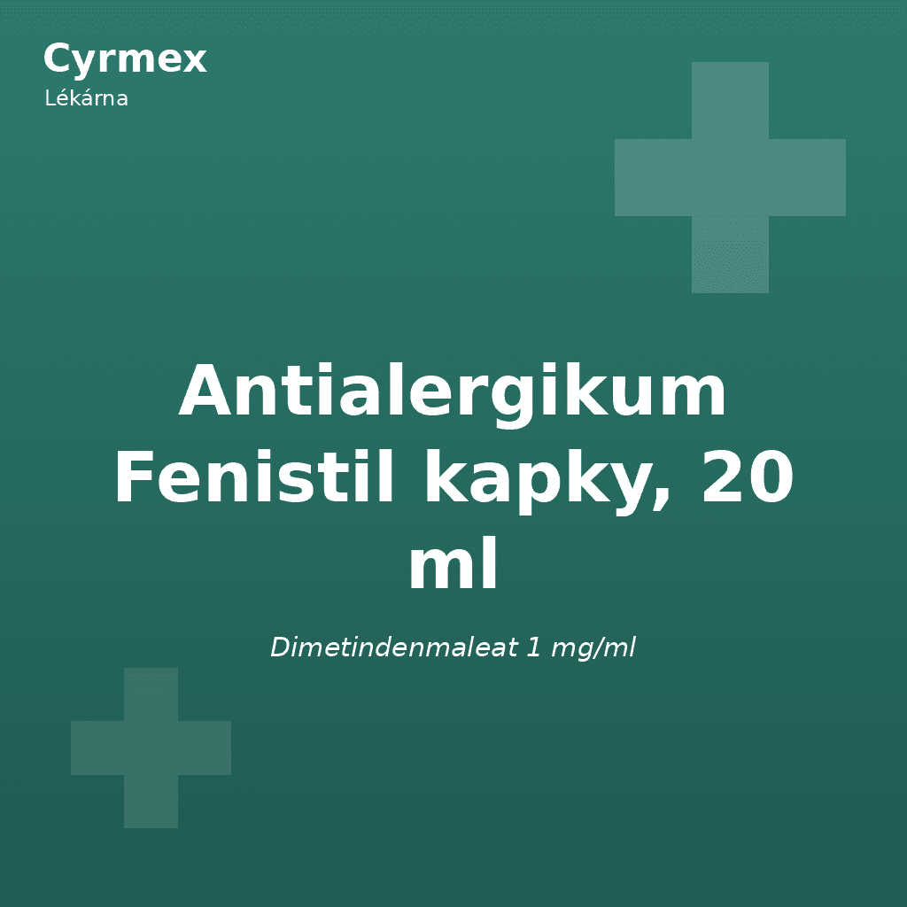 Antialergikum Fenistil kapky, 20 ml