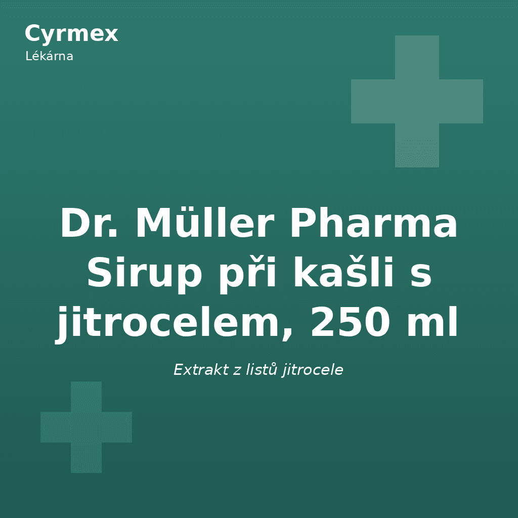 Dr. Müller Pharma Sirup při kašli s jitrocelem, 250 ml