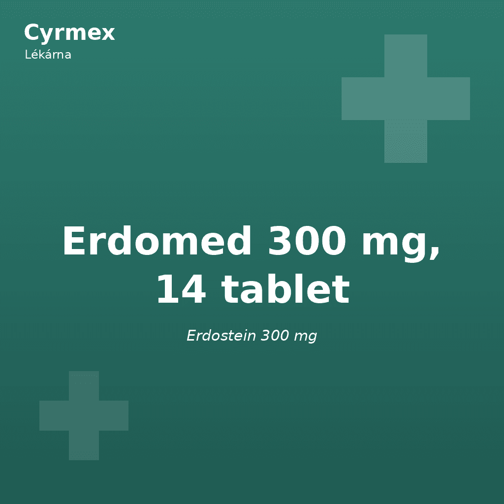 Erdomed 300 mg, 14 tablet