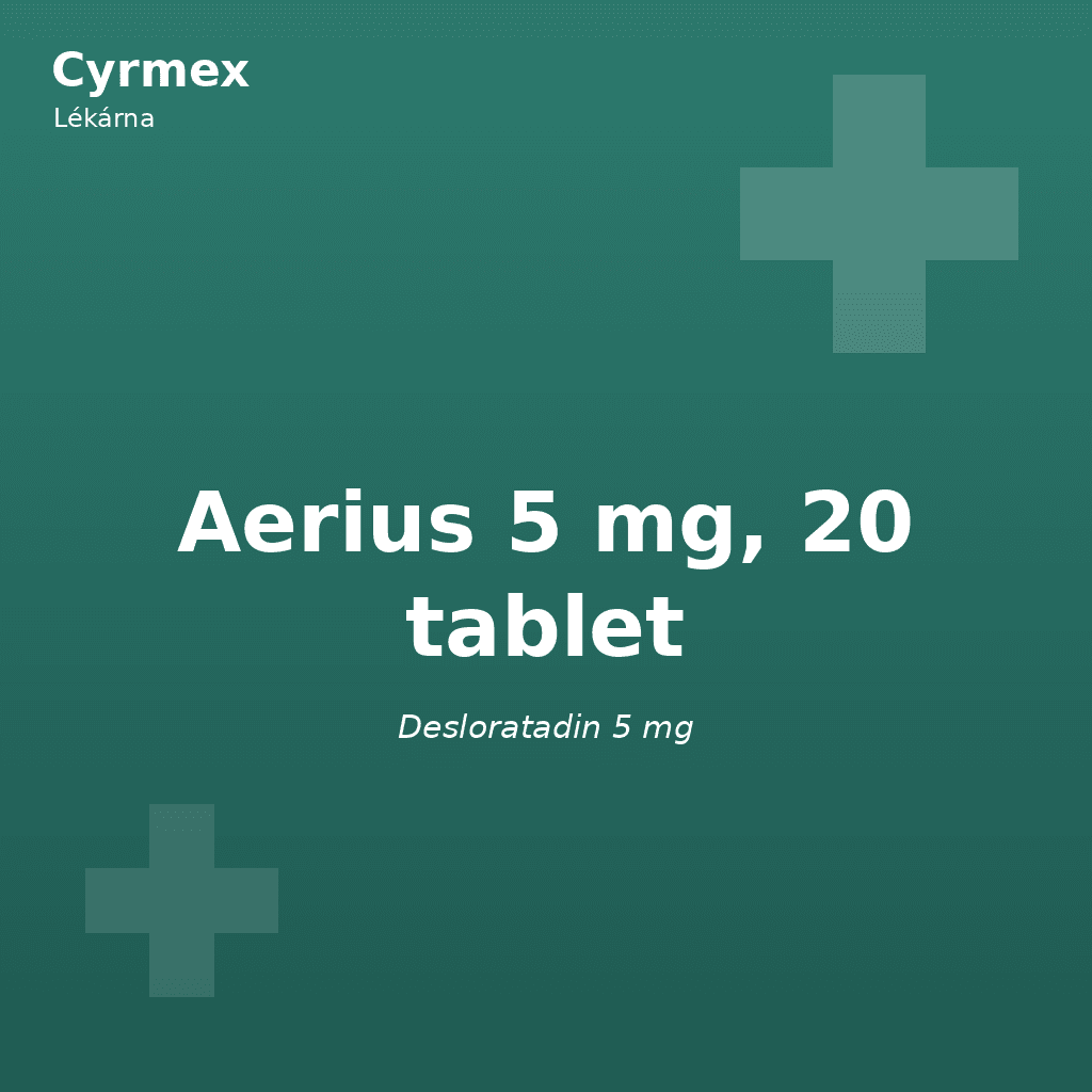 Aerius 5 mg, 20 tablet